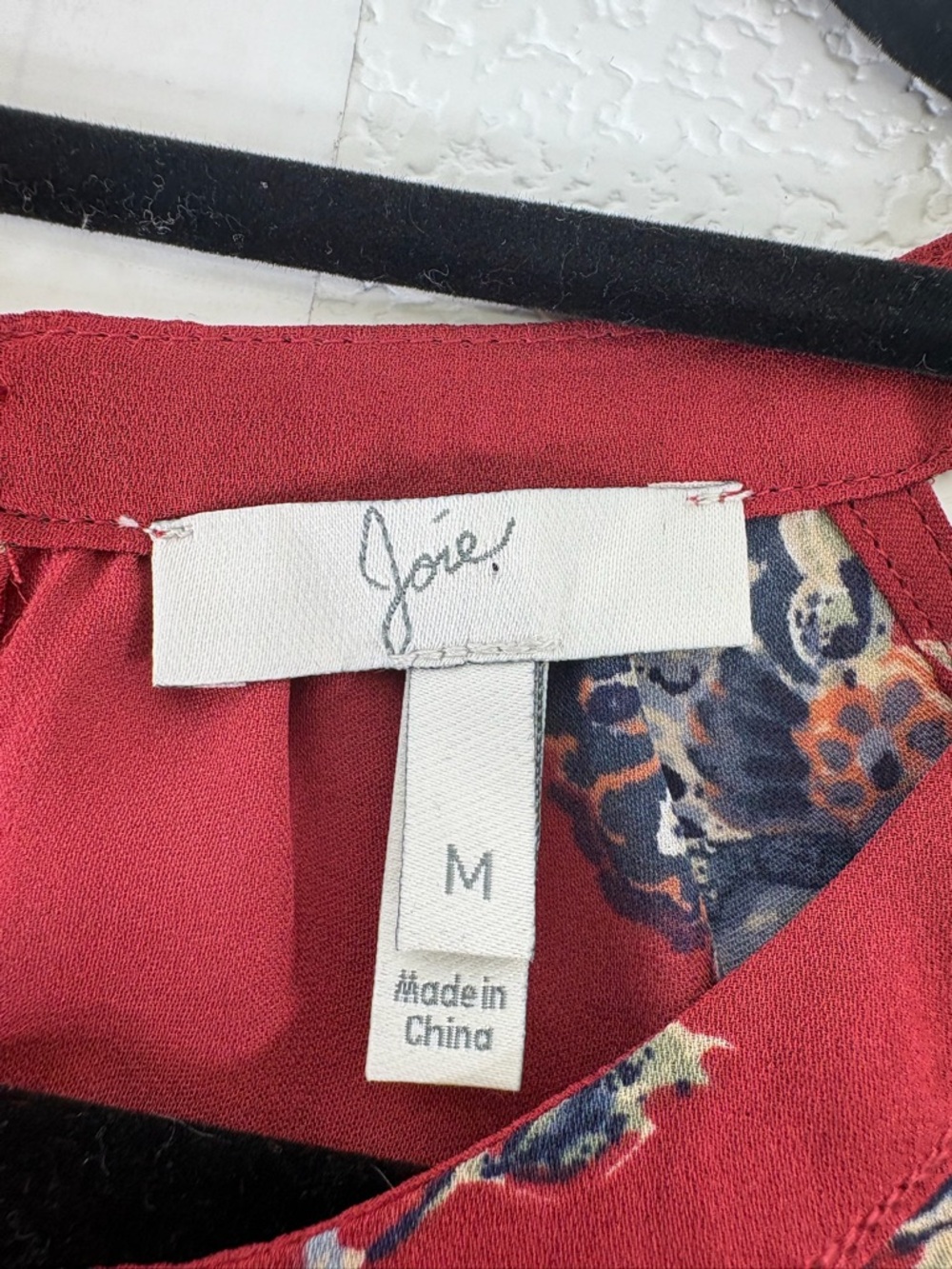 Joie Red Floral Halter Neck Blouse 3003 - Picture 3 of 8